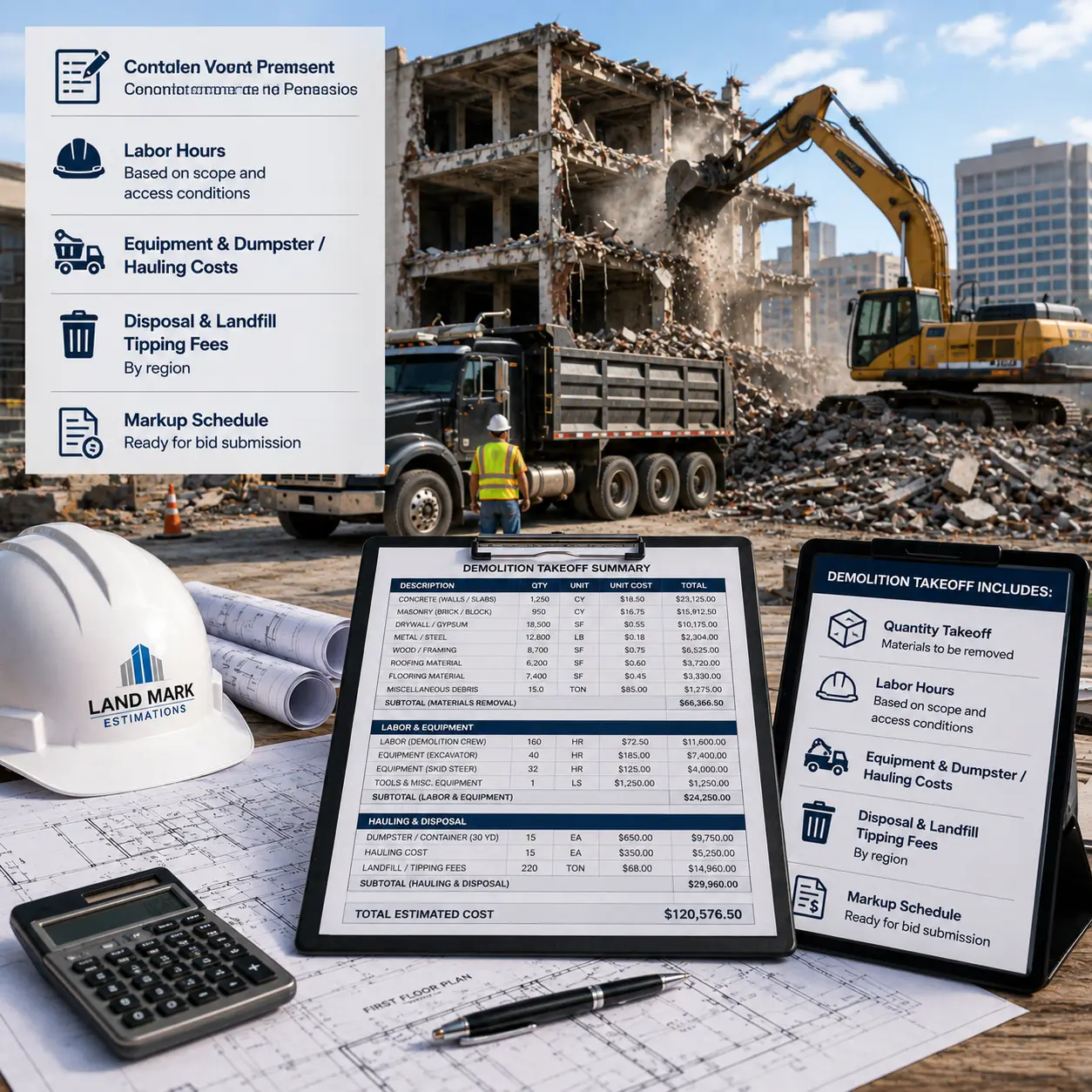 Interior & Selective Demolition Estimating