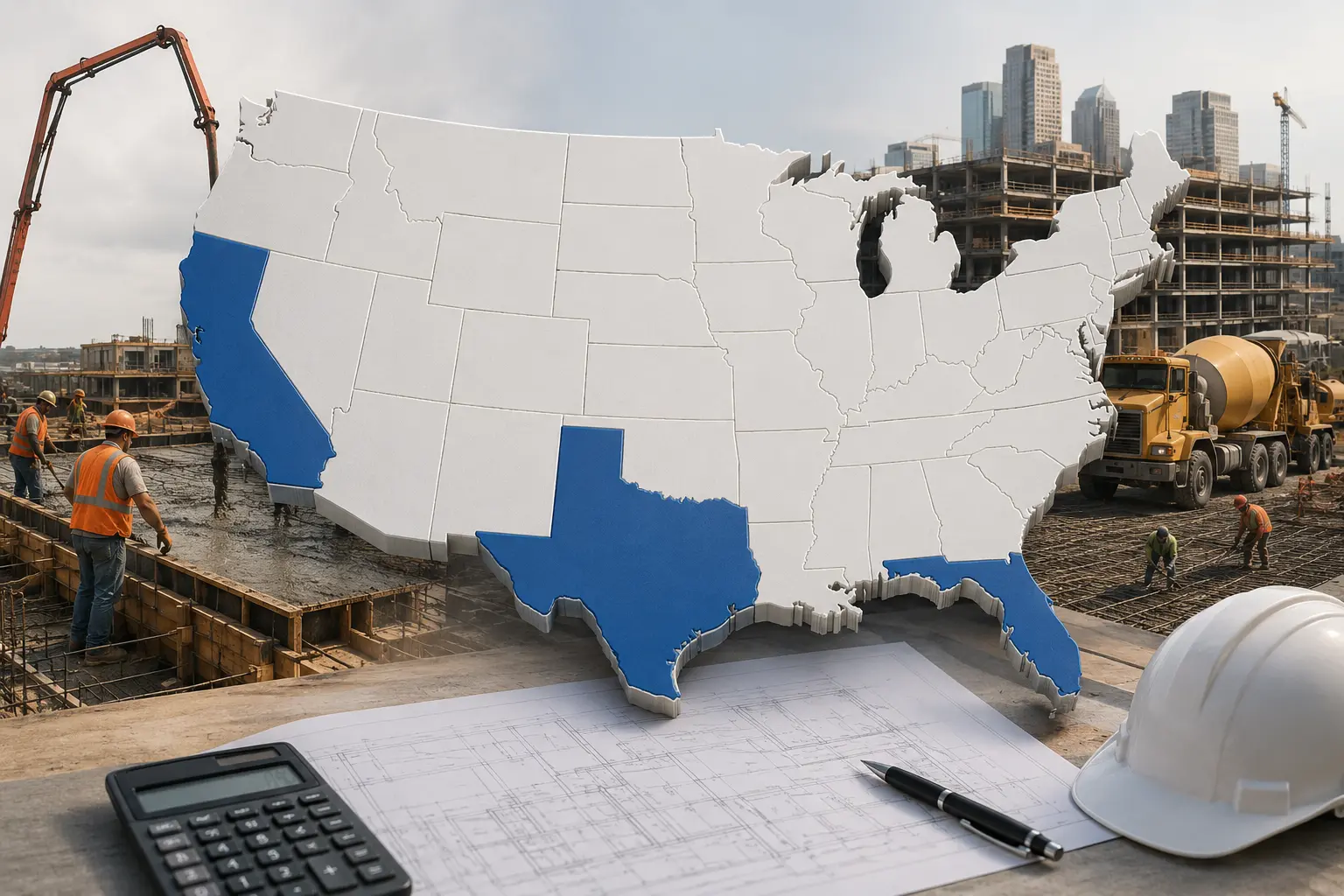 Nationwide Concrete Estimating Coverage