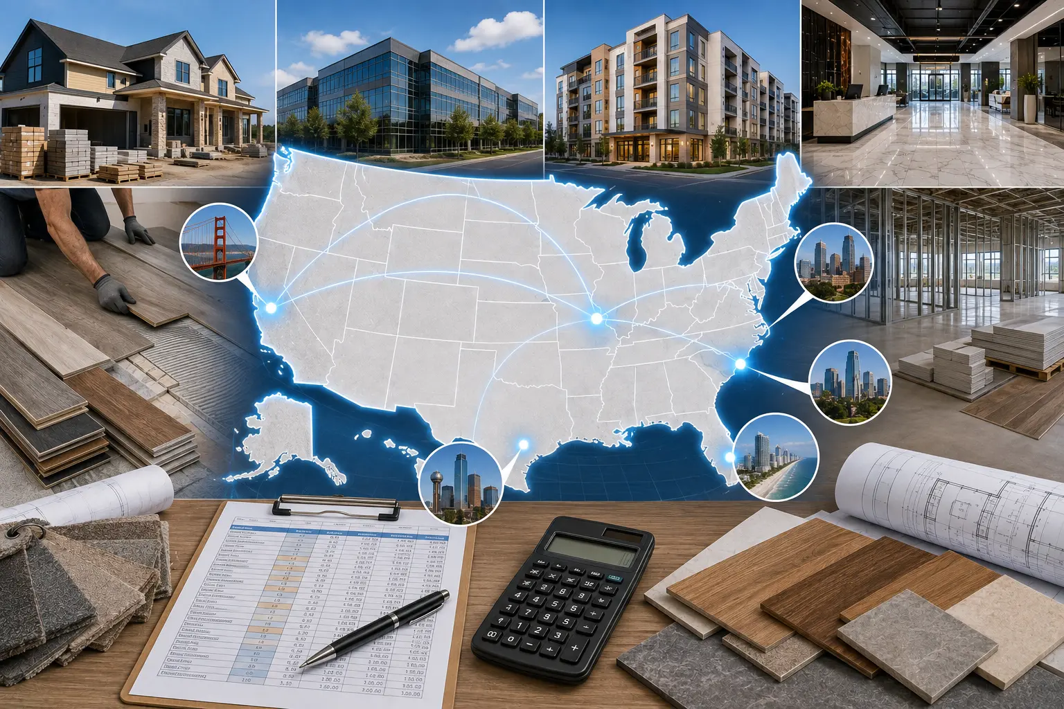 Nationwide Flooring Estimating Coverage