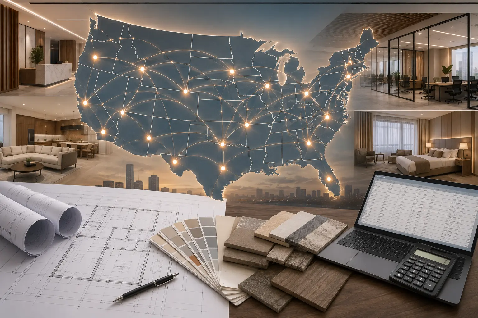 Nationwide Interior Finish Estimating Coverage