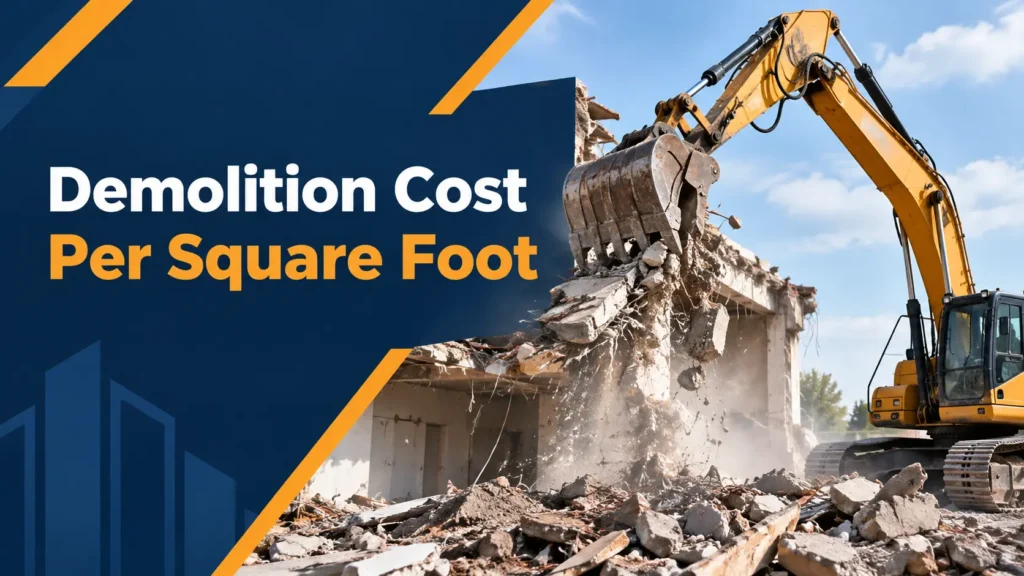 Demolition Cost Per Square Foot: What Drives the Price Demolition Cost Per Square Foot: What Drives the Price