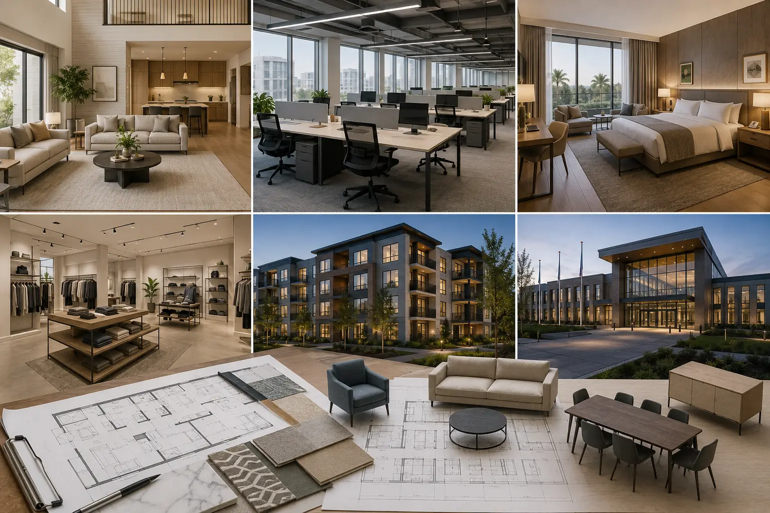Furnishing Estimating for Residential, Commercial & Hospitality Projects