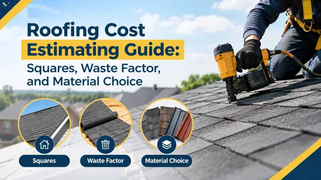 Roofing Cost Estimating Guide: Squares, Waste Factor and Material Choice Roofing Cost Estimating Guide: Squares, Waste Factor and Material Choice